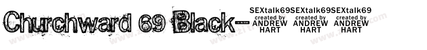 Churchward 69 Black字体转换